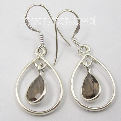 smoky-quartz-earrings