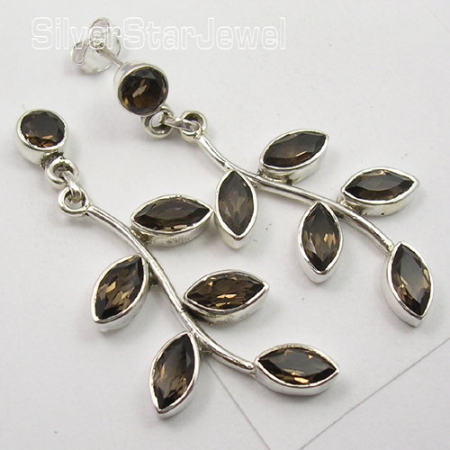 smoky-quartz-earrings