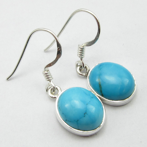 Sterling Silver Turquoise Earrings