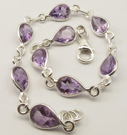 Amethyst - Chevron Amethyst Bracelet - Priorities & Alignment - Minera  Emporium Crystal & Mineral Shop